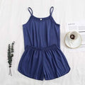 BLUE WOMEN 2 PCS CAMI SET