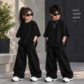 Black Baggy Style Kids Wear