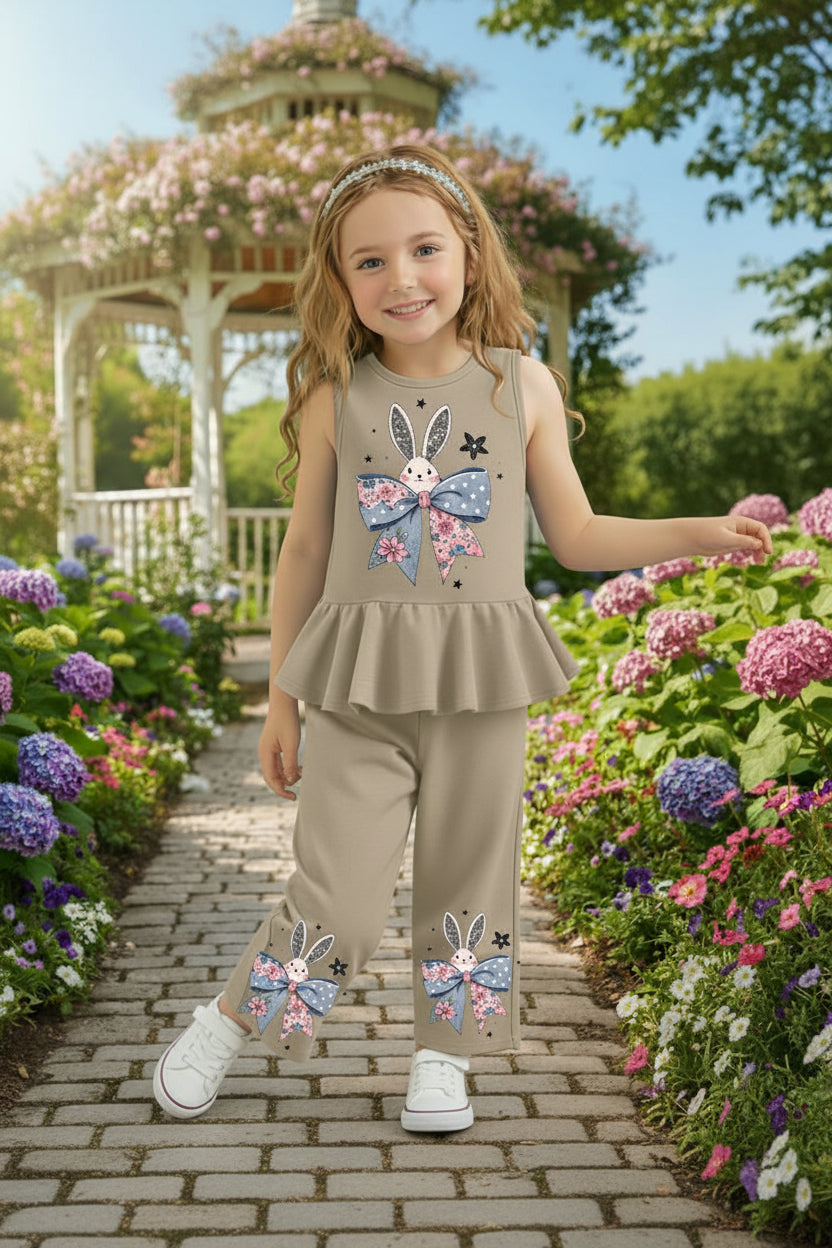 Skin Bunny Bow Frock Style Kids Wear